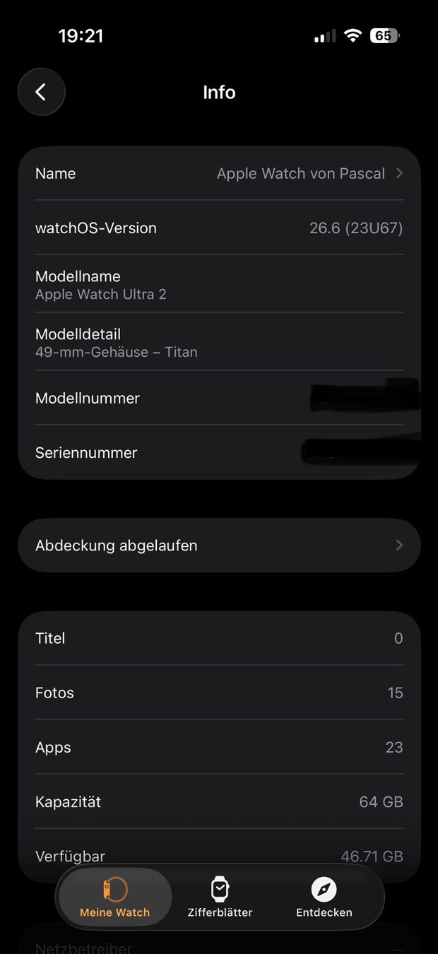 Apple Smartwatch: Apple Watch Ultra 2 Titan – Usato da Wangenried venduto da pawy17 6