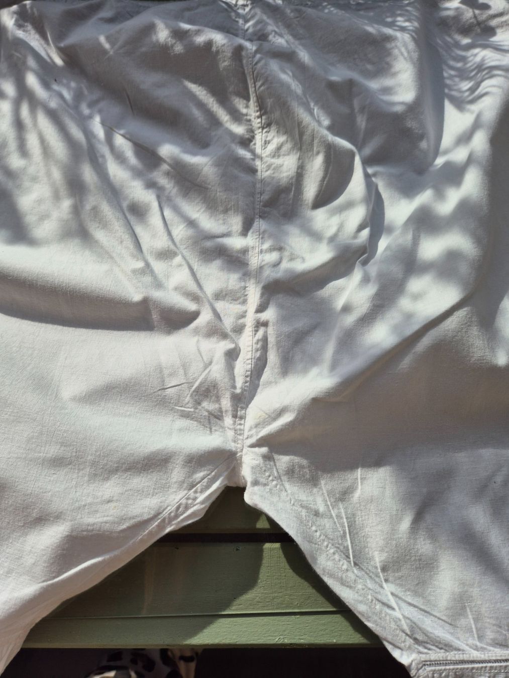 Costumi: Antike Damenunterhose, weiss, mit Spitze, Grösse L – Usato da Bern venduto da aronari 3