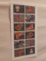 Rare! Feuille de timbres Somaliland, hiboux de collection!