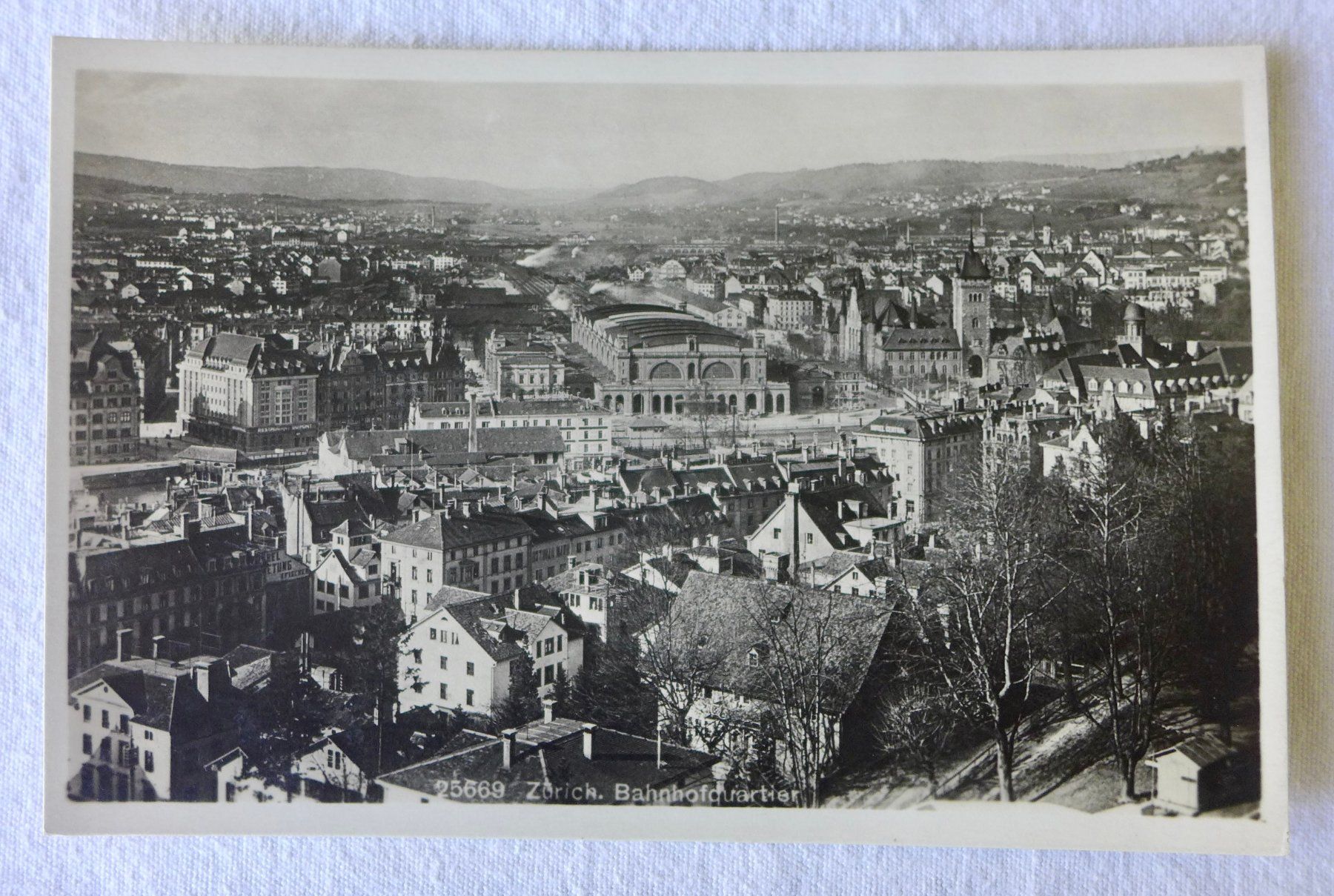 Cartoline postali: AK ZÜRICH, Bahnhofquartier – Usato da Wallisellen venduto da aloa09