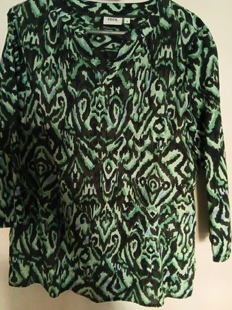CECIL Bluse Damen Grösse M, frühlingsfrisch gemustert