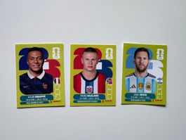 Panini 2026, 3 Superstars Mpappé, Haaland, Messi
