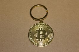 Schlüsselanhänger Bitcoin metal in G
