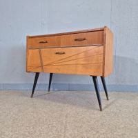 50-60s Dresser Kommode Holz Schubladenkommode Klappfach