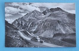 Flüela Pass - Postauto mit Anhänger - Chantsura-Kehren