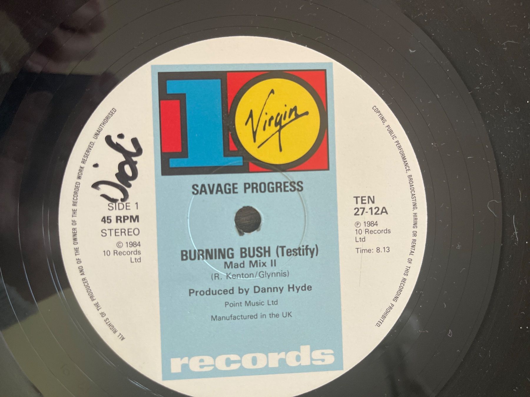Schallplatten: S993/Savage Progress - Burning Bush Vinyl – Gebraucht aus Frutigen von Philippe_jsp 2