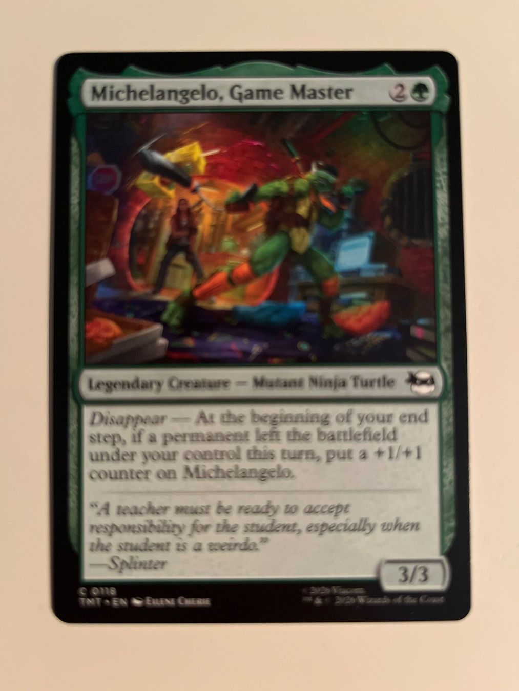 Magic The Gathering Carte collezionabili: 1 x Michelangelo, Game Master - Magic: The Gathering - MtG – Usato da Kriens venduto da Shadi1980