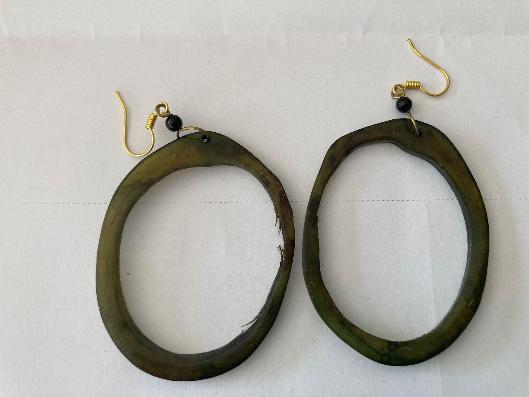 Orecchini pendenti & Orecchini a lobo: Ohrringe aus Horn, Handgemacht – Nuovo (secondo la descrizione) da Gelterkinden venduto da froggy80 1