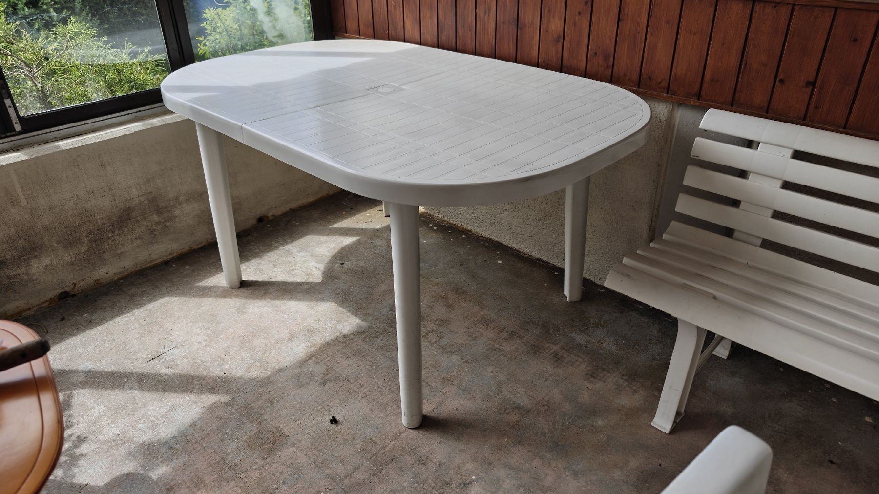 Set di tavolo e panche: Gartenmöbel Set – Usato da Steinhausen venduto da Kep_023 4