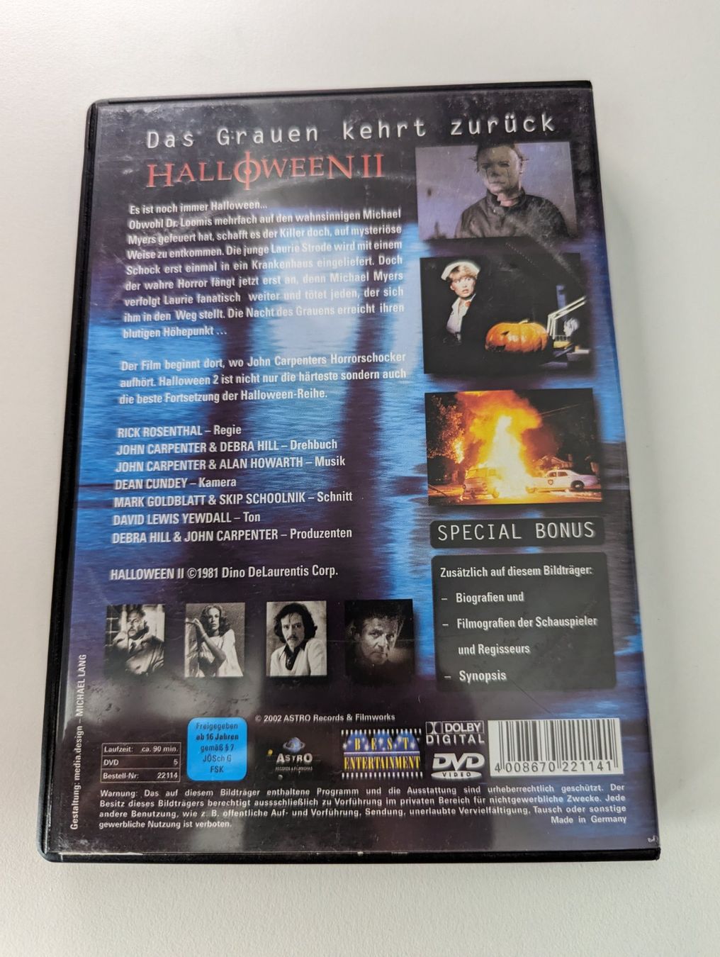 Alle DVDs: Halloween II 2 DVD - John Carpenter Horror – Gebraucht aus Hünenberg See von SpecialEditionGaming 2