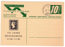 Entier postal privé cachet Bern 6.V.65