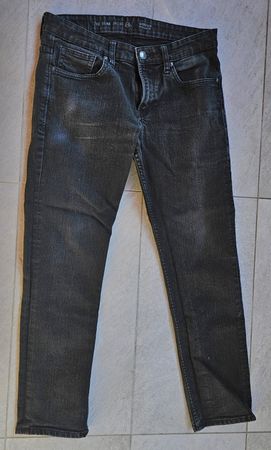 Jeans black size 34/30, slim.