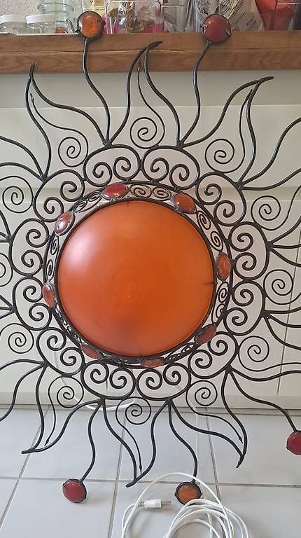 Lampes: Wandlampe Sonne, rot – D'occasion à Winterthur par Draco44 1