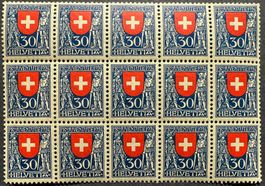15er Block Pro Juventute 1924** SBK 112.50 ab 7.50