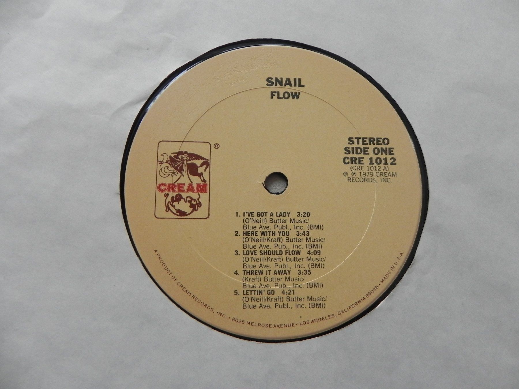 Schallplatten: LP Rock Pop Band Snail 1979 Flow – Gebraucht aus Siebnen von krimsie 2
