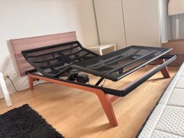 Elektrisch verstellbares Bett 120x200 