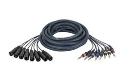 FL68 - 8 XLR/M 3 p. to 8 Jack stereo 3 m
