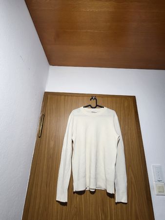 Pull Sandro Paris, couleur crème, taille M/L