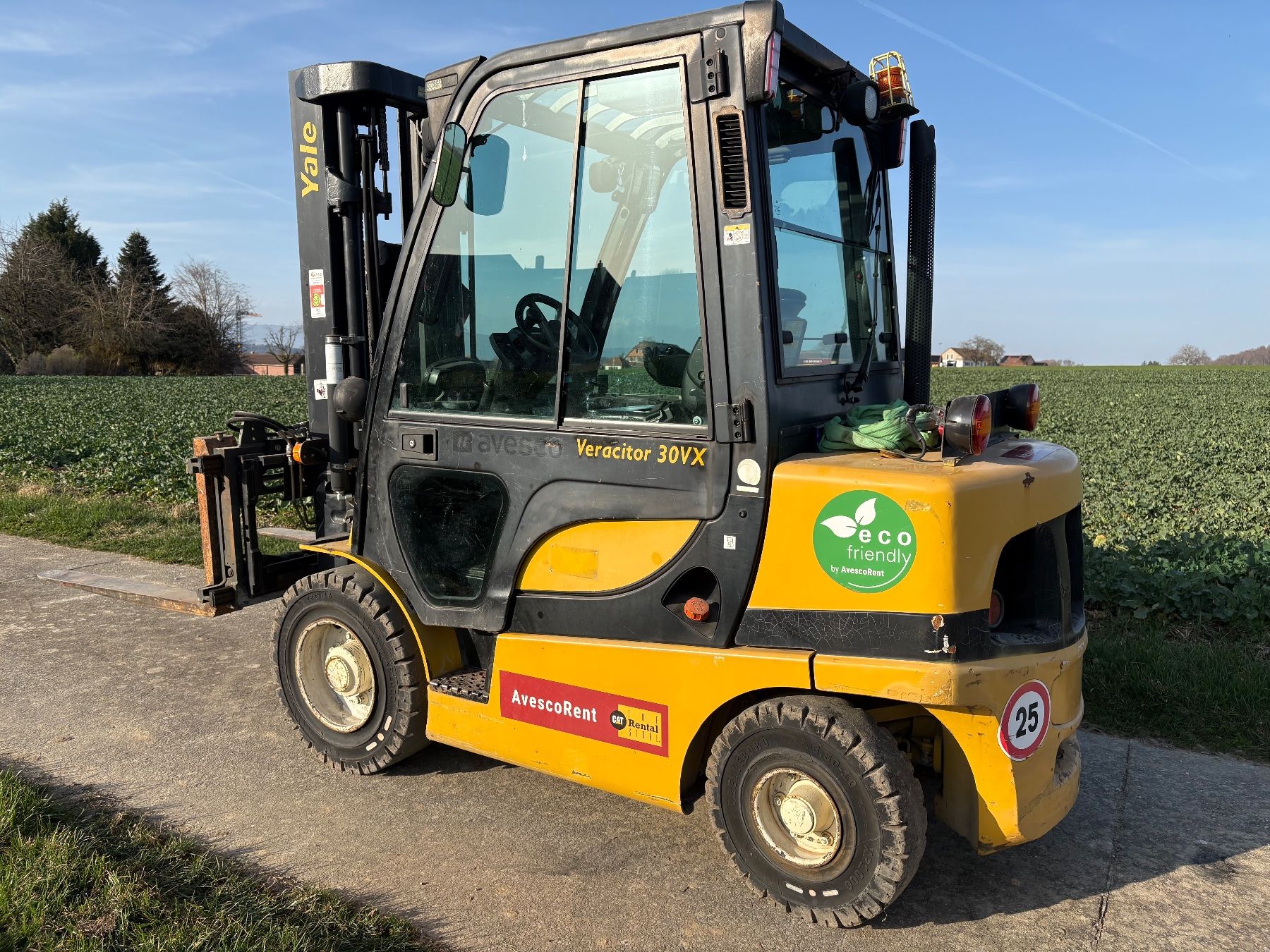 Diesel Carrelli elevatori e a forche: Chariot élévateur Yale 30VX avec positionneur de fourches – Usato da Bioley-Magnoux venduto da Salvo25 9