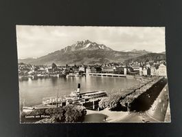 AK LU Luzern mit Pilatus
