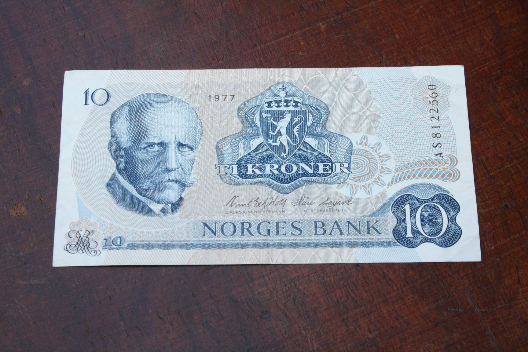 Banconote: Norvège 10 Kroner 1977 – Usato da Cormondrèche venduto da Hermes.monnaies