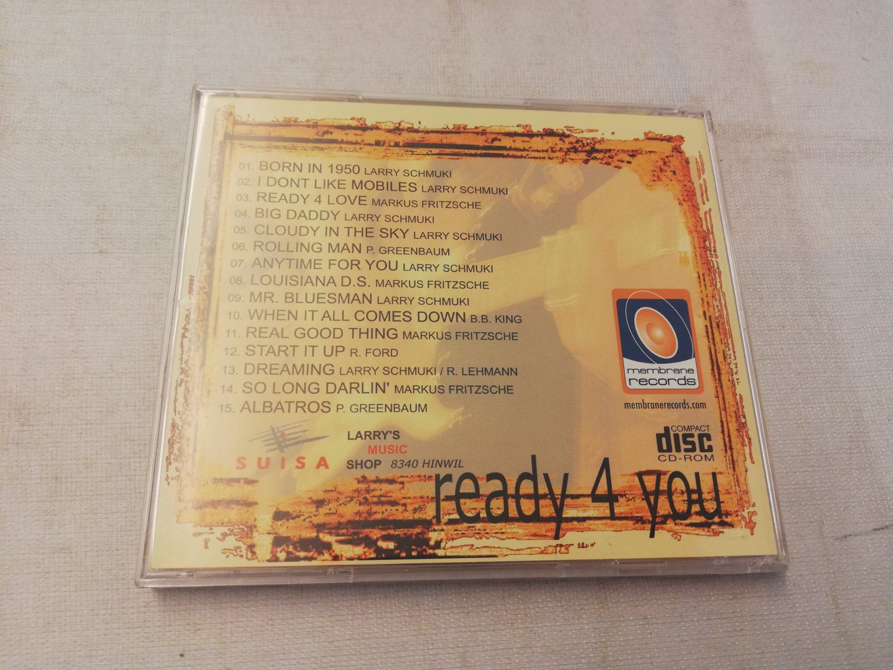 CD: LARRY'S BLUES BAND - READY 4 YOU – Usato da Bern venduto da Vinylsound.ch 1
