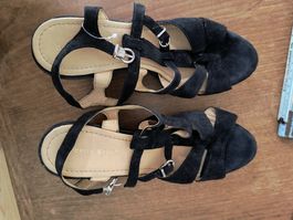 Schwarze Sommersandalen von Modesto Santini, Gr. 40