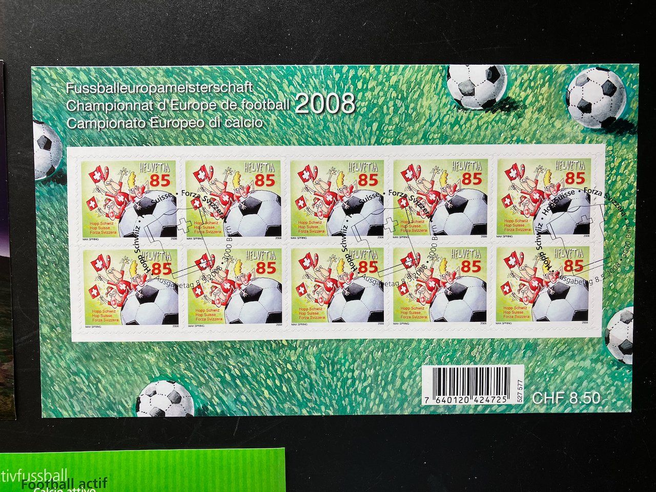 Tutti i francobolli: Lot 2008 Kleinbögen mit ET – Usato da Nesslau venduto da andi_hon 2