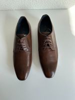 Herren Schuh / elegant / braun-Cognac / Grösse 41
