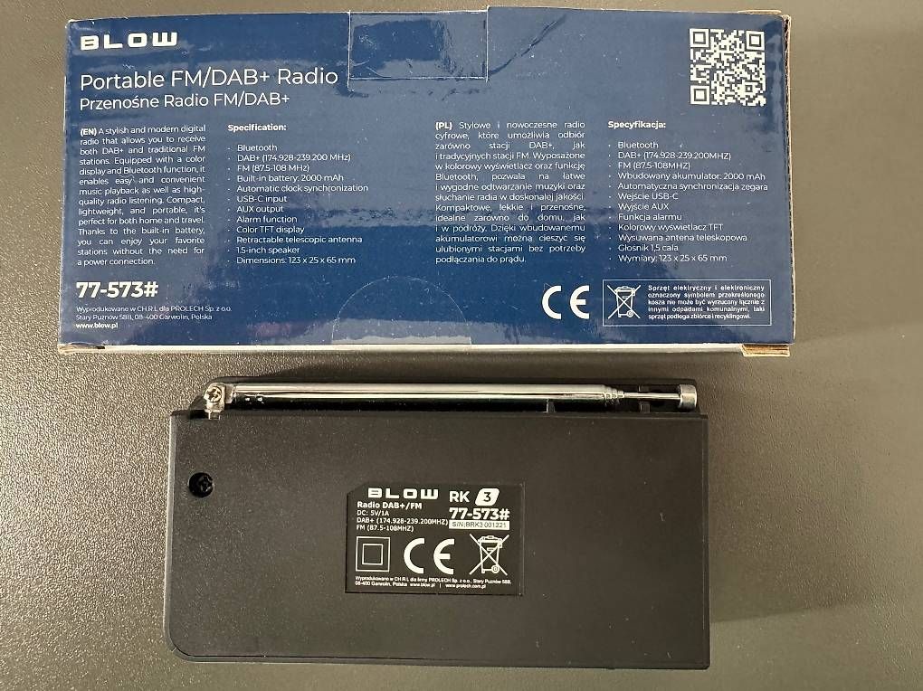 Radio: Radiowecker DAB+, FM, Bluetooth - Blow RK3 – Usato da Zürich venduto da Strukki2 1