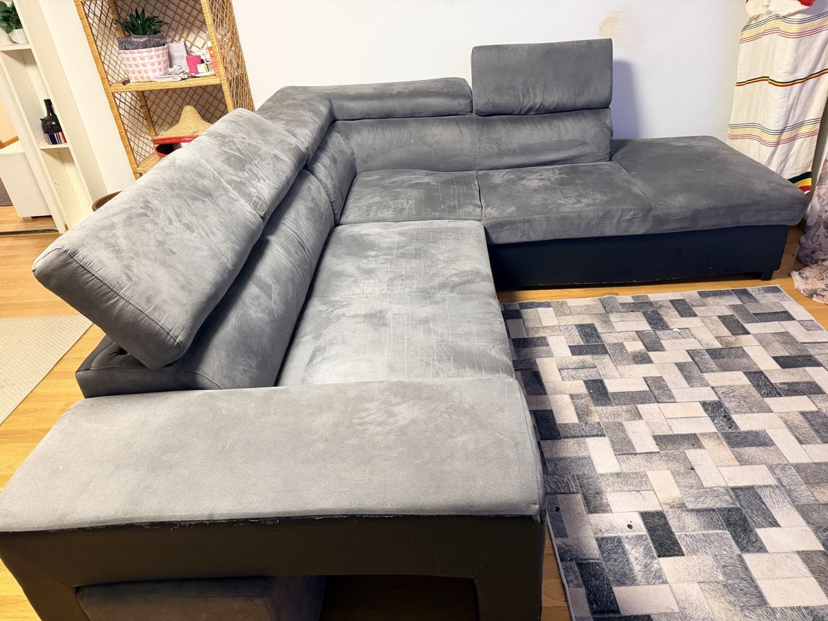 Divani: Ecksofa mit Schlaffunktion grau gebraucht – Usato da Kriens venduto da sol_zgp6 3