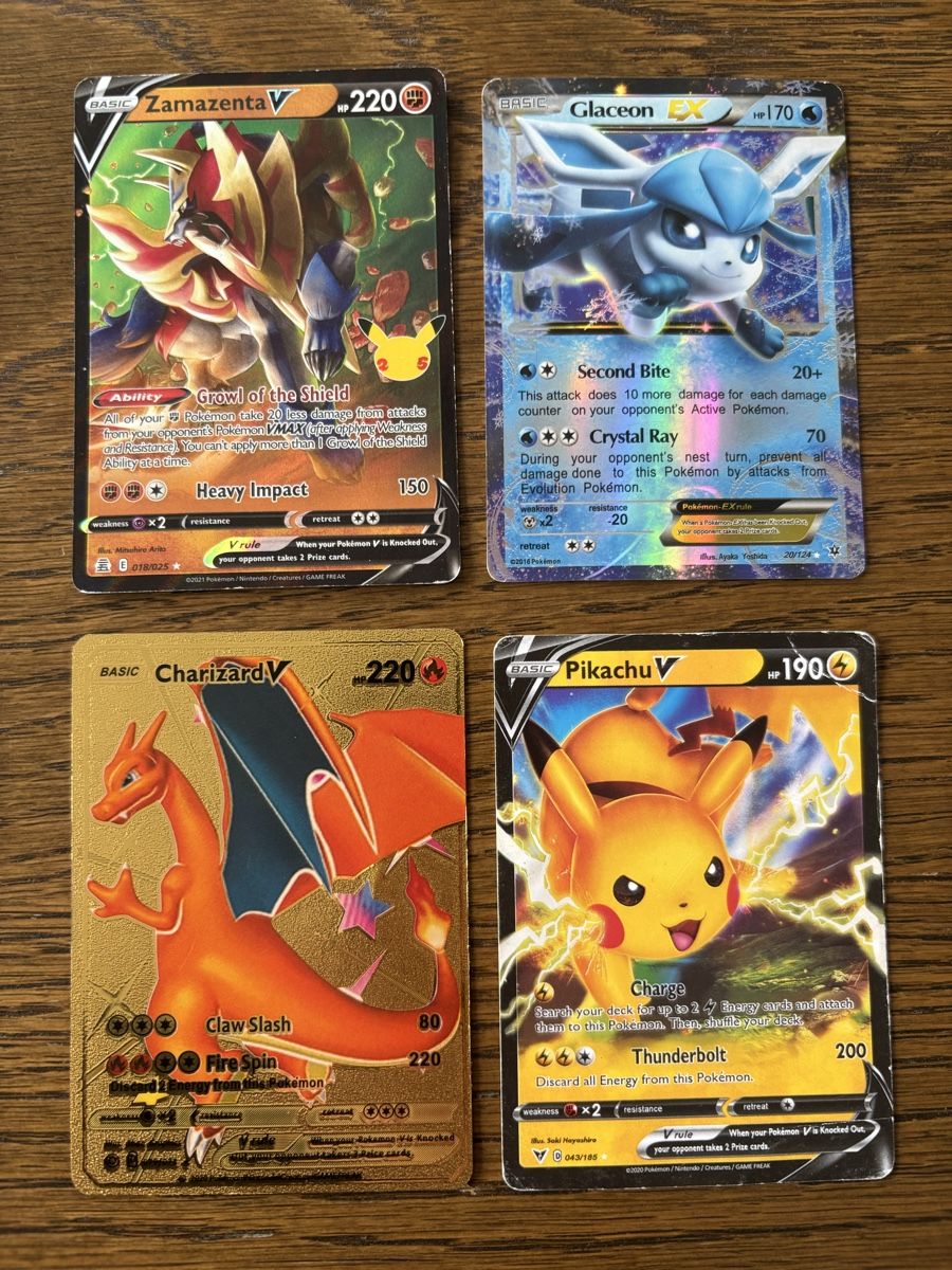 Pokémon Sammelbilder & Trading cards: 4 Pokémon Karten  – Gebraucht aus Berg TG von Bauz81