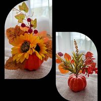 Deko, Herbst, Kürbis, Fall, Autumn, Kunstpflanze, Pumpkin