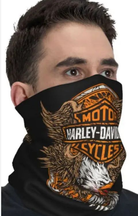 Passmontagna & Scaldacolli: Harley Davidson Sturmmaske Bandana Motorrad Bike – Nuovo (secondo la descrizione) da Vogelsang AG venduto da miinlade