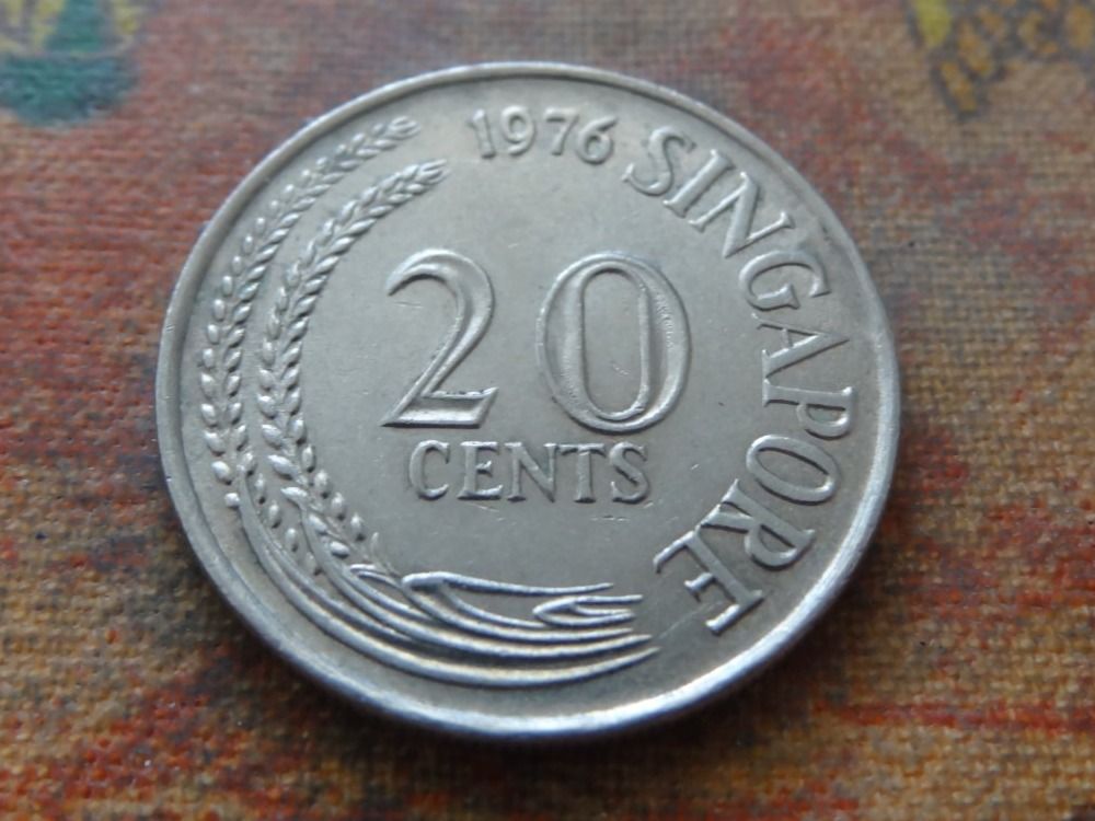Tutti le monete: SINGAPOUR  20  Cents  1976 – Usato da Romanel-sur-Lausanne venduto da Swift13 1