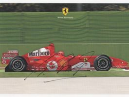 Autogrammkarte von Ex-F1-Rennfahrer Michael Schumacher D