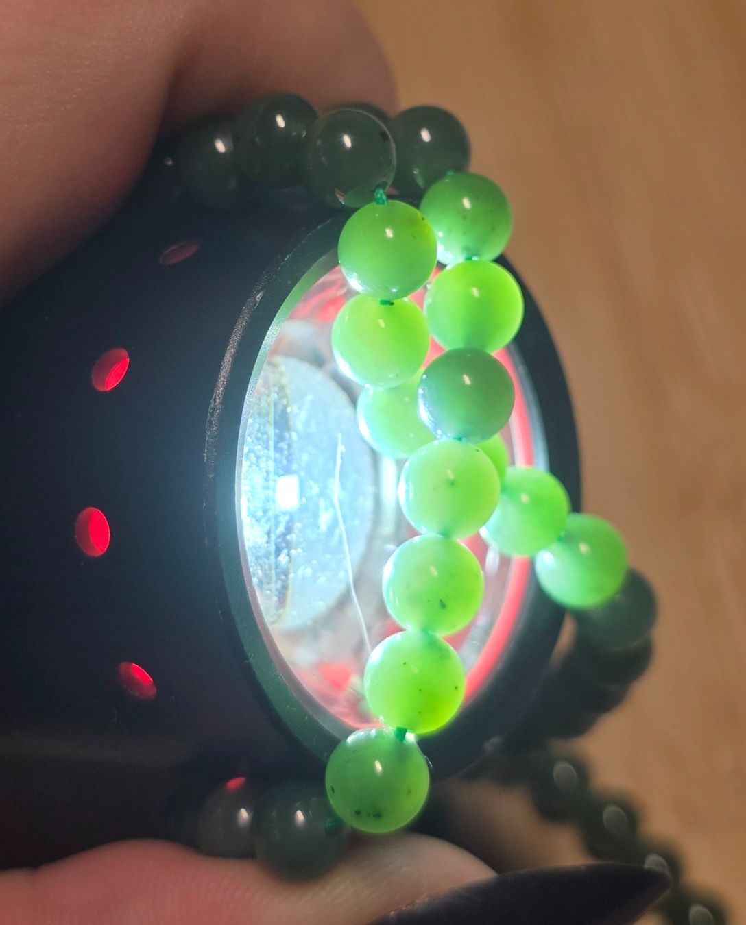 Minerali & Pietre curative: HQ Jadeit Drachen Amulett an Kette – Nuovo e nell'imballaggio originale da Matzingen venduto da Shay_Crystalz 4