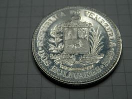 Venezuela 2 Bolivares, 1989