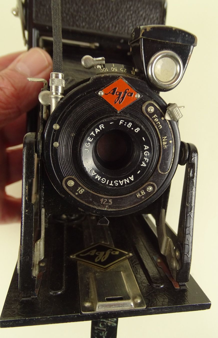 Agfa Appareil photo: AGFA ANASTIGMAT JGETAR BALGENKAMERA – D'occasion à Grüningen par Kartensammler 7