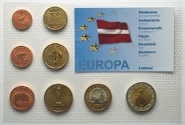 Europroben LETTLAND Euro Probesatz 2006 KMS  ESSAI - PATTERN