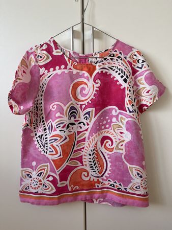 Sommerliches Leinen Shirt von Malvin, Grösse 40, Top!