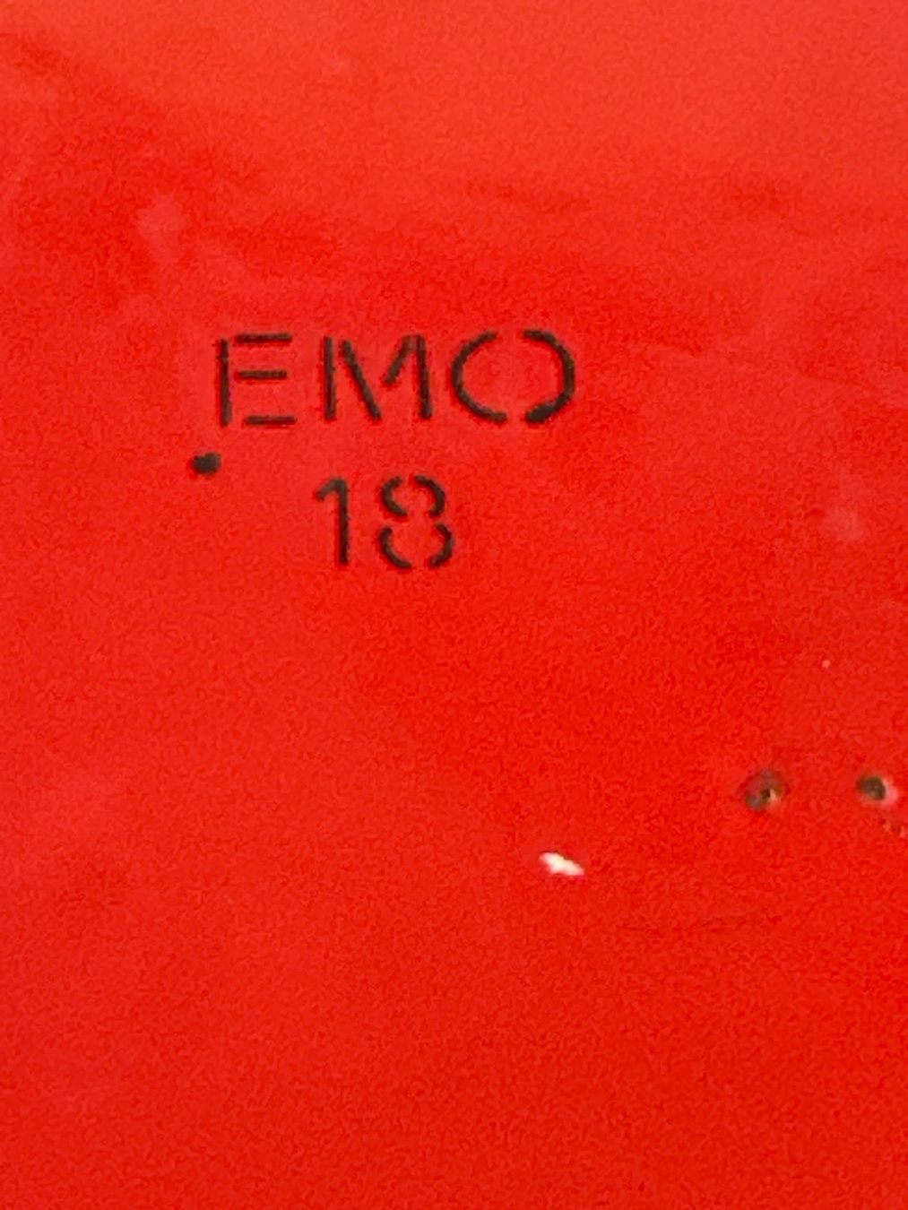Töpfe: EMO 18 Topf oder Nachthafen Emeiliert, rot mit weißen Punkte – Gebraucht aus Zürich von Chaeffeler 4