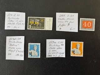Tous les timbres: 4 ABARTEN Schweiz, ungebraucht/postfrisch – D'occasion à Stallikon par HILDECH1 1