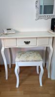 Schminktisch mit Hocker, weiss, Vintage Stil, Top!