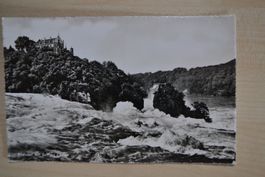 AK Rheinfall mit Schloss Laufen SH