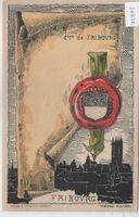 Fribourg - Litho Wappen
