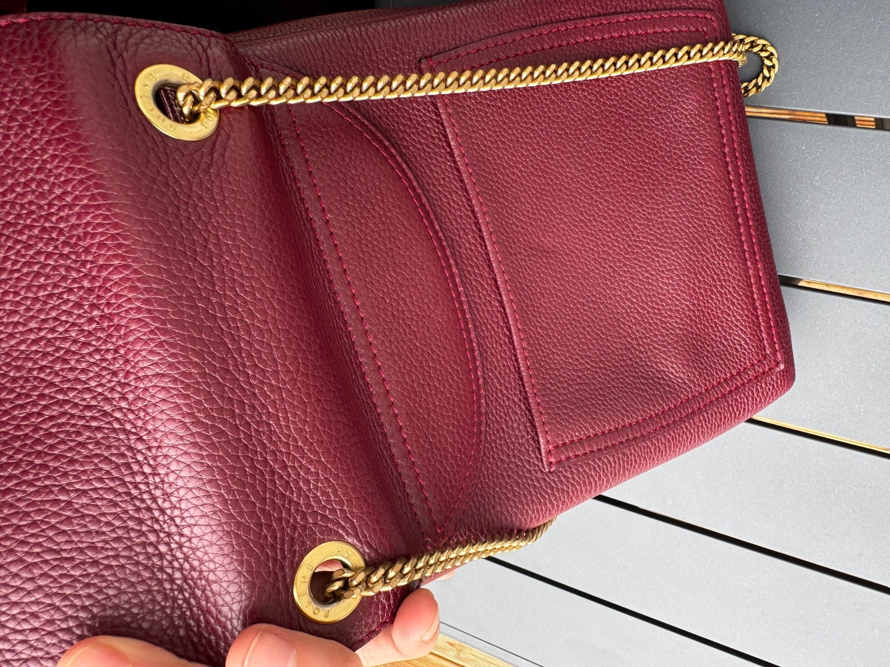 Polène Borse da donna: Sac Polene Bordeaux Prune – Usato da St-Prex venduto da SwissTech37 2