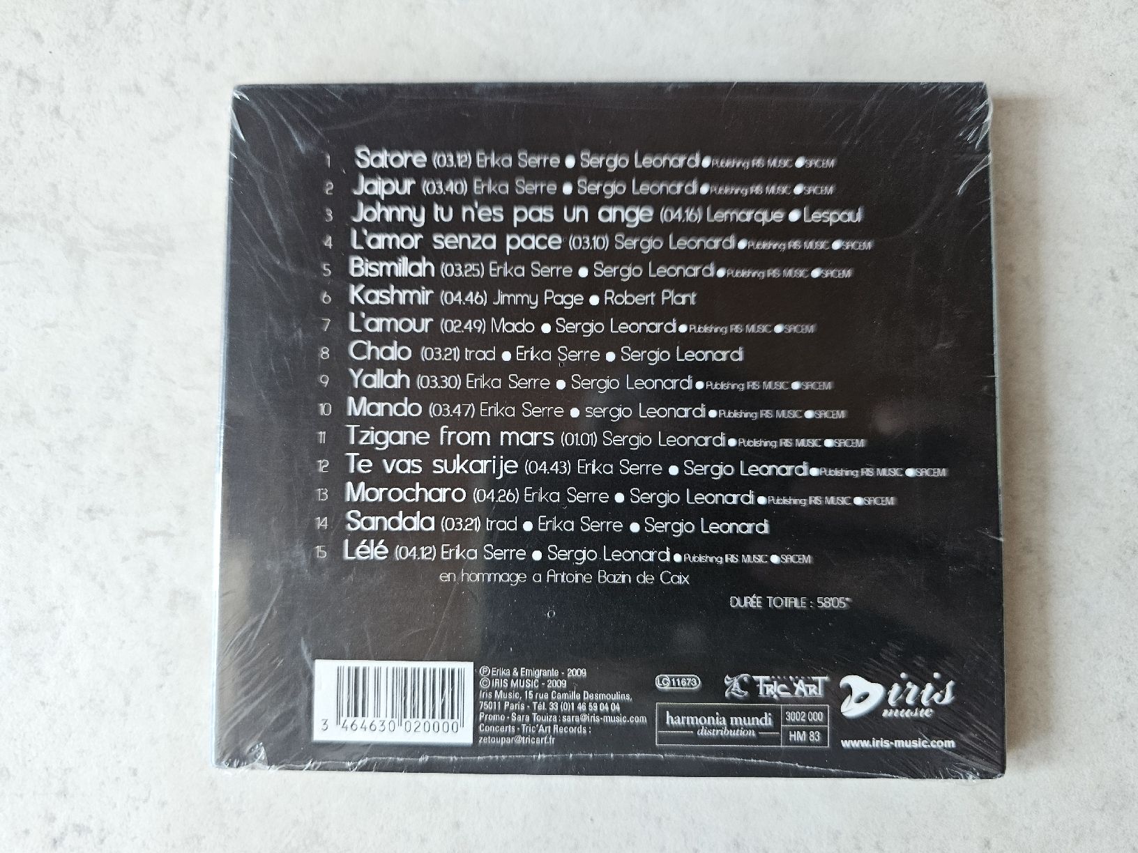 CDs: Erika & Emigrante  -  Tzigane From Mars / Fabrikneu – Neu und originalverpackt aus Schneisingen von backstore24 1