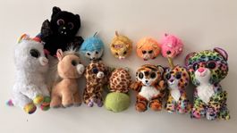 Ty Beanie Boos Kuscheltiere Set 12 Stück gebraucht
