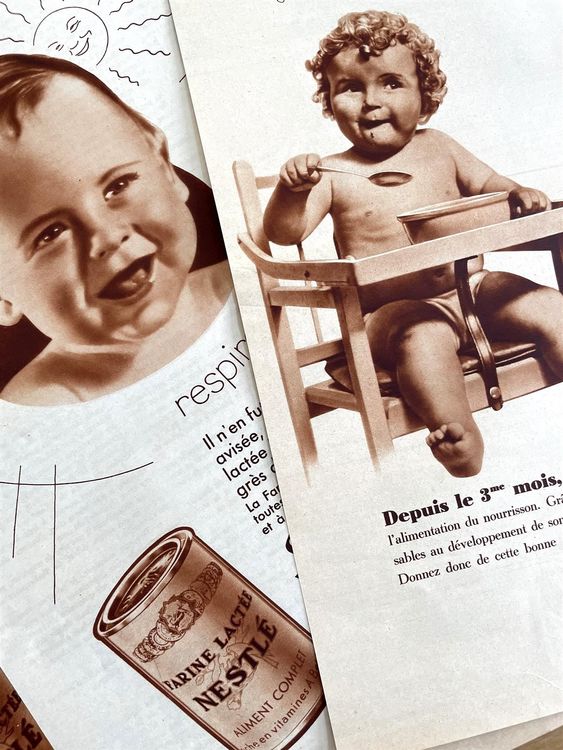 Nestlé 4 Alte Werbungen Anciennes Publicités 1936 Kaufen Auf Ricardo 